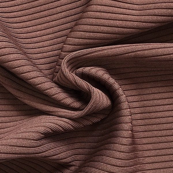 brown bandage dress fabric close-up