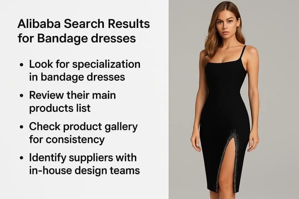Finding Specialist Bandage Dress Manufacturers on Alibaba