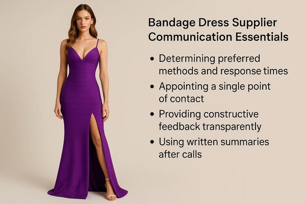 Bandage Dress Communication Essentials Effective Communication with Your Bandage Dress Supplier
