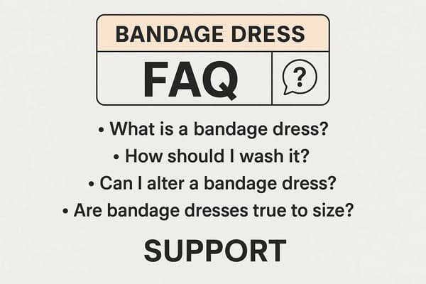 Bandage Dress FAQ Support
