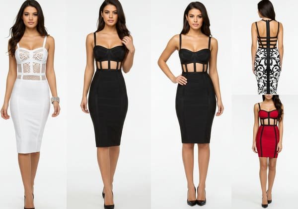 bandage dress latest styles 2025