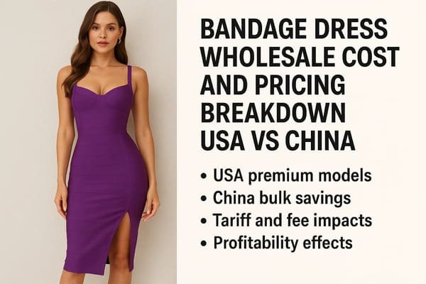 Bandage Dress Wholesale Cost and Pricing Breakdown USA vs China