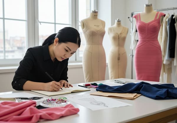 chic bandage dress design process