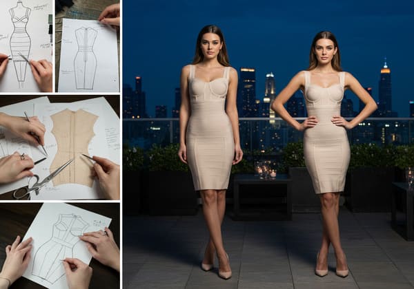 Custom Bandage Dress Process