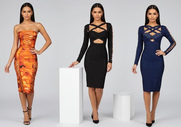 Custom Designing Bandage Dresses Wholesale 2025