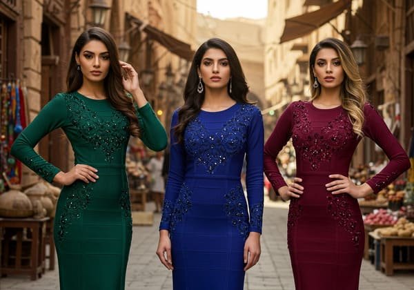 Differentiated bandage dress designs Unique bandage dress styles for Middle East