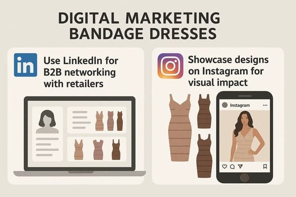 Digital Marketing Bandage Dresses