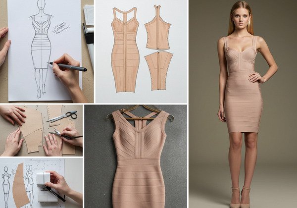 Elegant Bandage Dress Design