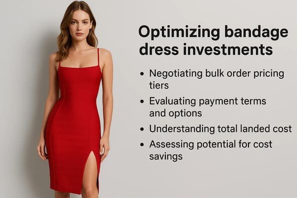Financial optimization for bandage dress bulk orders