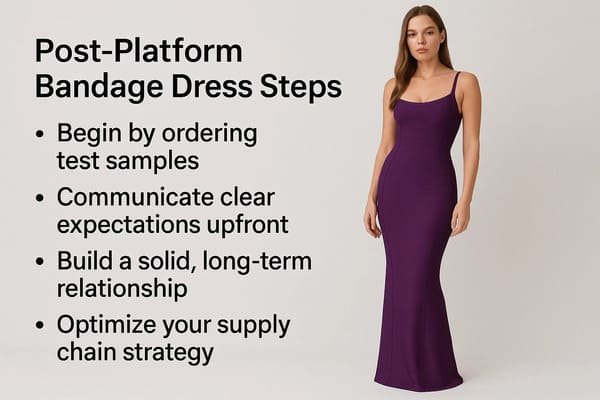 Post-Platform Bandage Dress Steps Post-Selection Steps for Bandage Dress Platforms