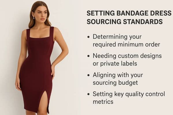 Setting Bandage Dress Sourcing Standards Sourcing Requirements for Bandage Dresses