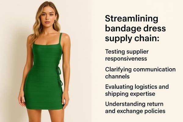 Streamlining bandage dress supply chain